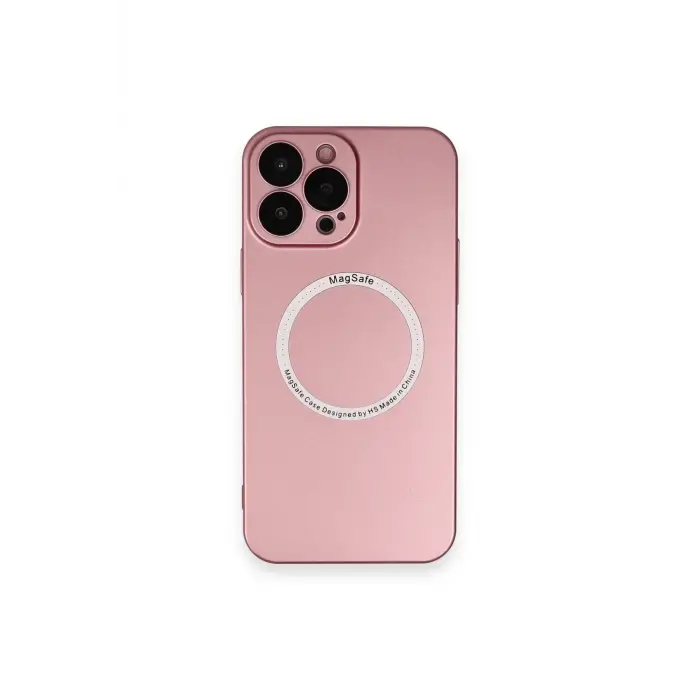 Lopard İphone 13 Pro Kılıf Jack Magneticsafe Lens Silikon - Rose Gold
