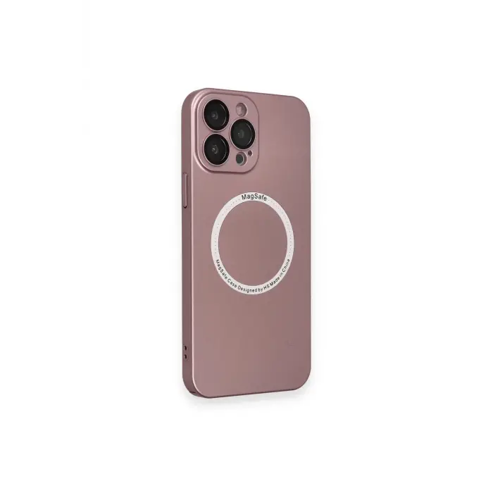 Lopard İphone 13 Pro Kılıf Jack Magneticsafe Lens Silikon - Rose Gold
