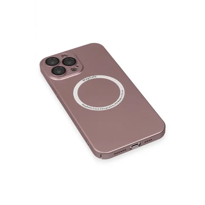 Lopard İphone 13 Pro Kılıf Jack Magneticsafe Lens Silikon - Rose Gold