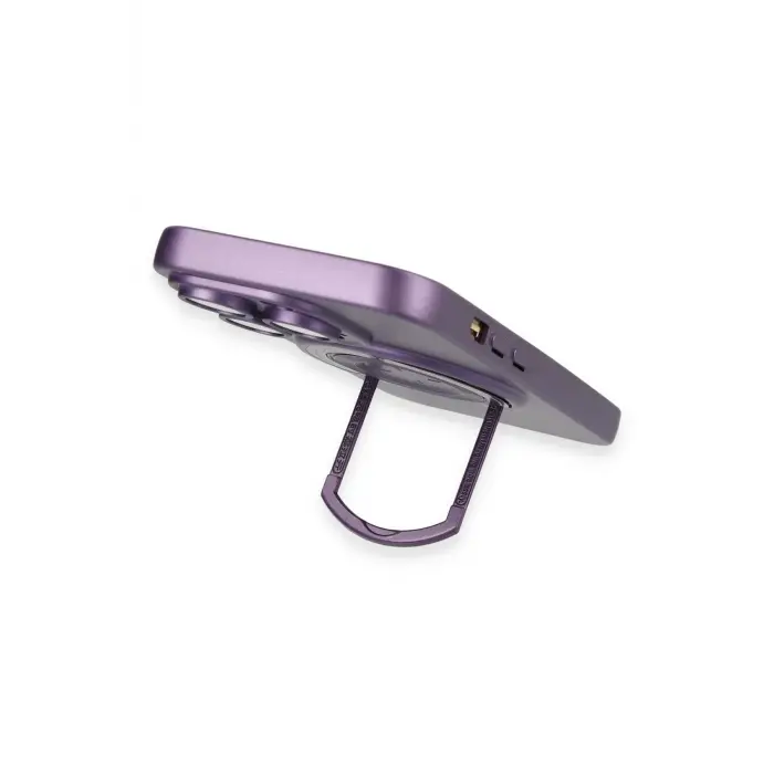 Lopard İphone 13 Pro Kılıf Lukka Magneticsafe Kapak - Derin Mor