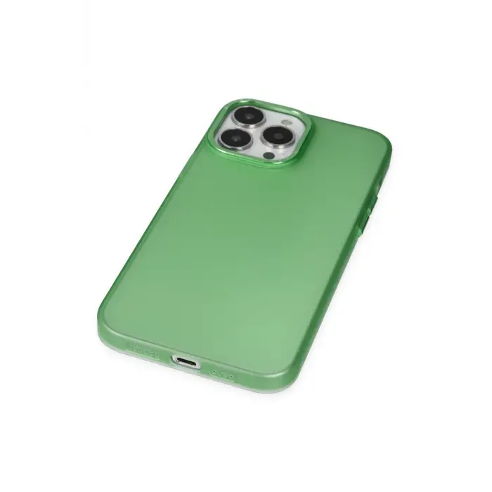 Lopard İphone 13 Pro Kılıf Modos Metal Kapak - Koyu Yeşil