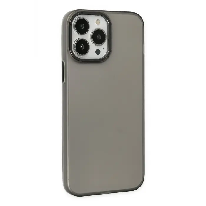 Lopard İphone 13 Pro Kılıf Modos Metal Kapak - Siyah