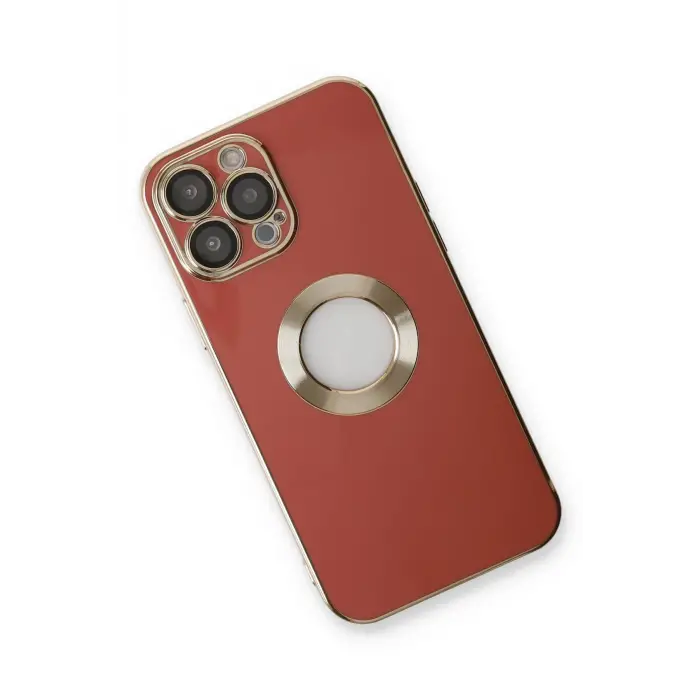 Lopard İphone 13 Pro Kılıf Store Silikon - Kırmızı