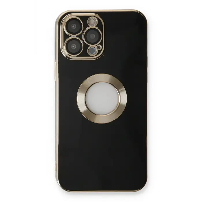 Lopard İphone 13 Pro Kılıf Store Silikon - Siyah