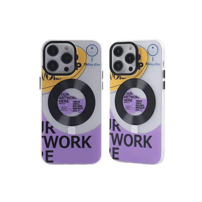 Lopard İphone 13 Pro Max Kılıf Apollo Magneticsafe Desenli Kapak - Apollo Şeffaf - 6