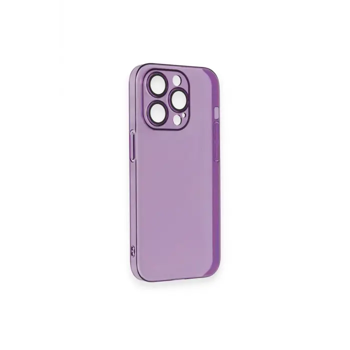 Lopard İphone 13 Pro Max Kılıf Armada Lensli Kapak - Derin Mor