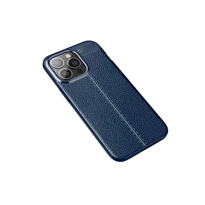 Lopard İphone 13 Pro Max Kılıf Auto Focus Kapak - Lacivert