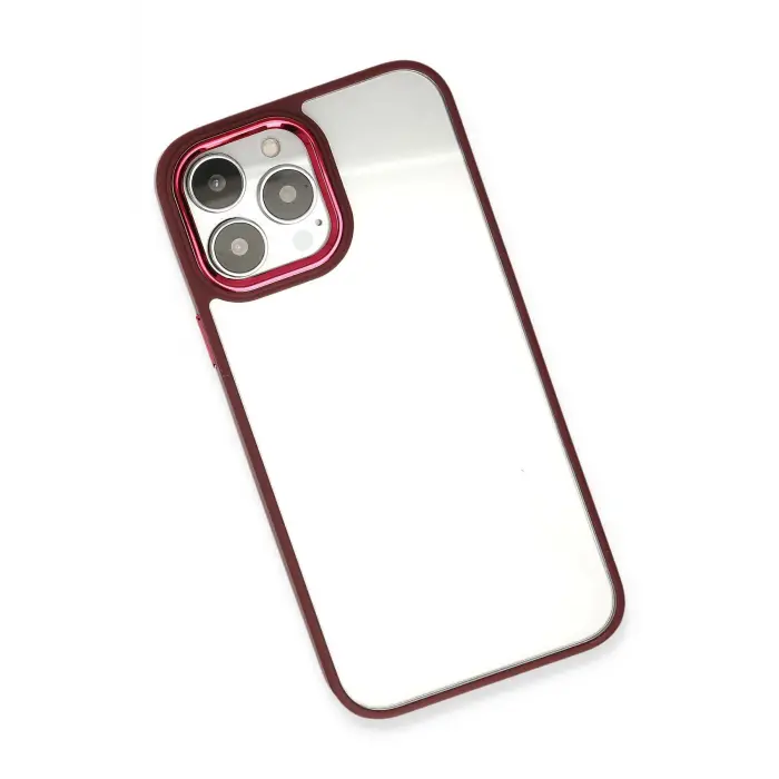 Lopard İphone 13 Pro Max Kılıf Dora Kapak - Kırmızı