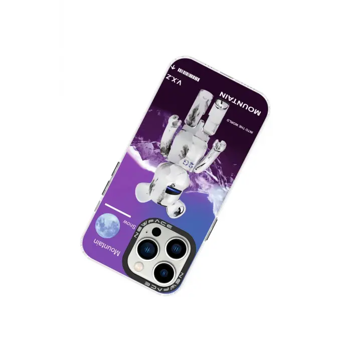 Lopard İphone 13 Pro Max Kılıf Estoril Desenli Kapak - Estoril - 8