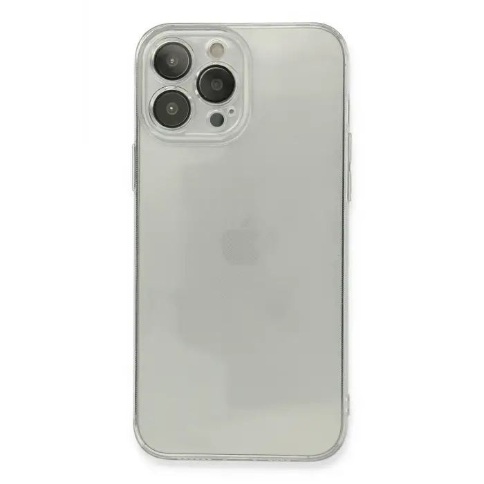 Lopard İphone 13 Pro Max Kılıf Fly Lens Silikon - Şeffaf