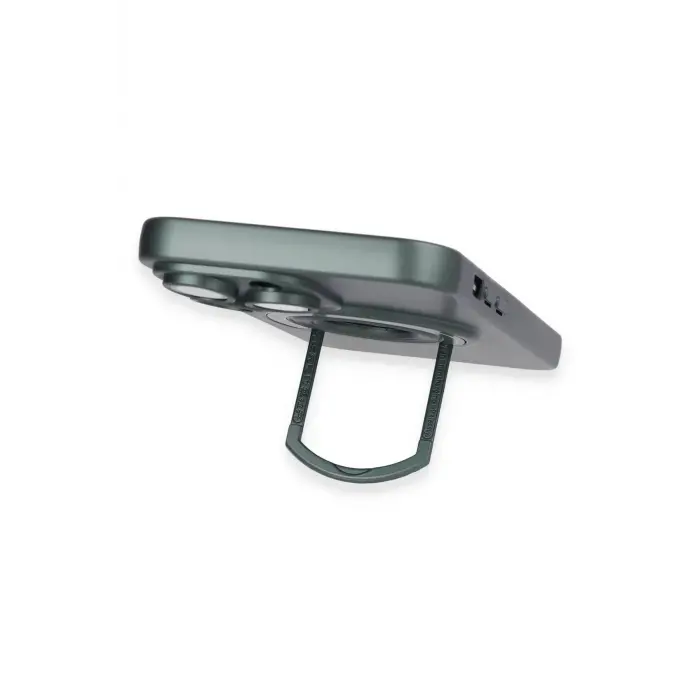 Lopard İphone 13 Pro Max Kılıf Lukka Magneticsafe Kapak - Koyu Yeşil