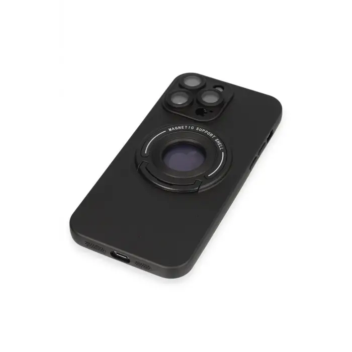 Lopard İphone 13 Pro Max Kılıf Lukka Magneticsafe Kapak - Siyah