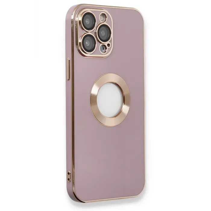 Lopard İphone 13 Pro Max Kılıf Store Silikon - Mor