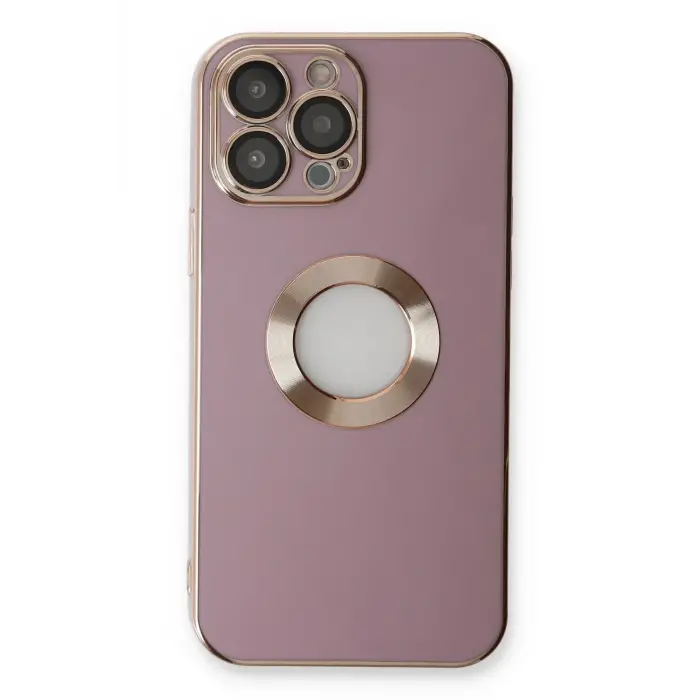 Lopard İphone 13 Pro Max Kılıf Store Silikon - Mor