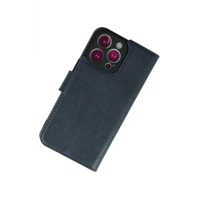 Lopard İphone 13 Pro Max Kılıf Trend S Plus Kapaklı Kılıf - Lacivert