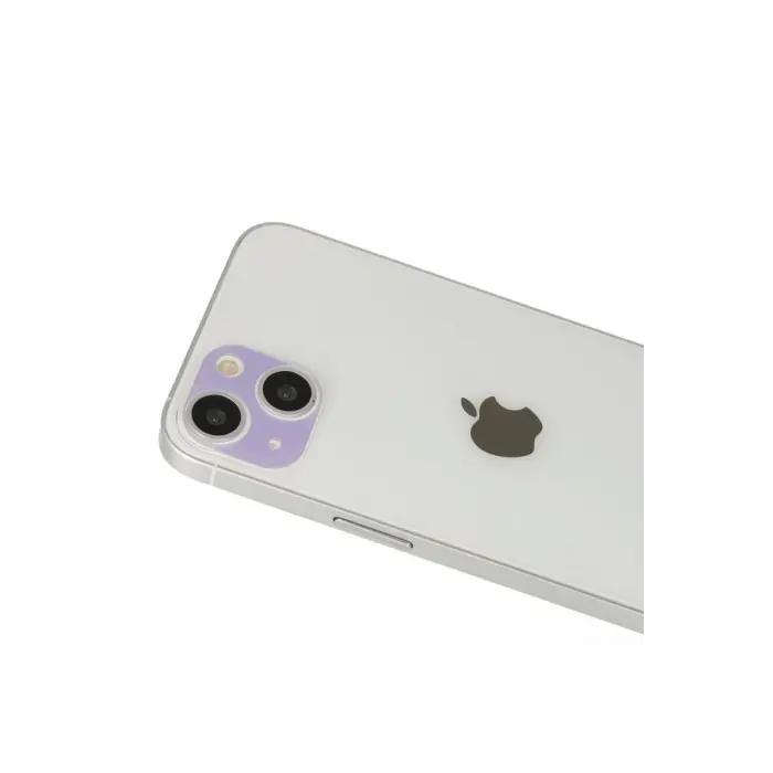 Lopard İphone 13 Rainbow Kamera Lens Koruma Cam - Mor
