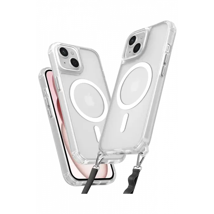 Lopard İphone 14 Kılıf Enka Magsafe Silikon Kılıf - Şeffaf