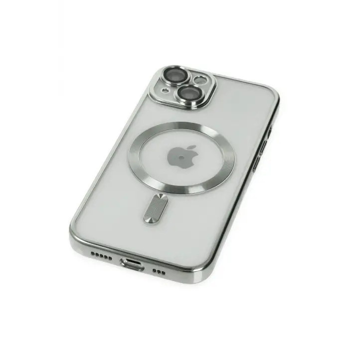 Lopard İphone 14 Kılıf Kross Magneticsafe Kapak - Gümüş