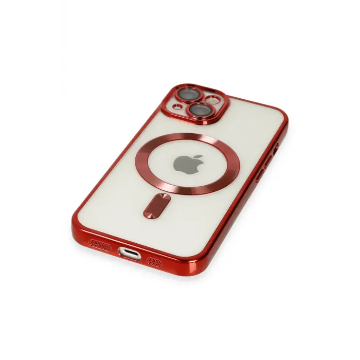 Lopard İphone 14 Kılıf Kross Magneticsafe Kapak - Kırmızı