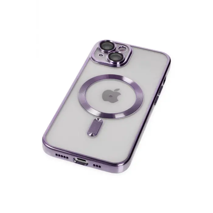 Lopard İphone 14 Kılıf Kross Magneticsafe Kapak - Mor