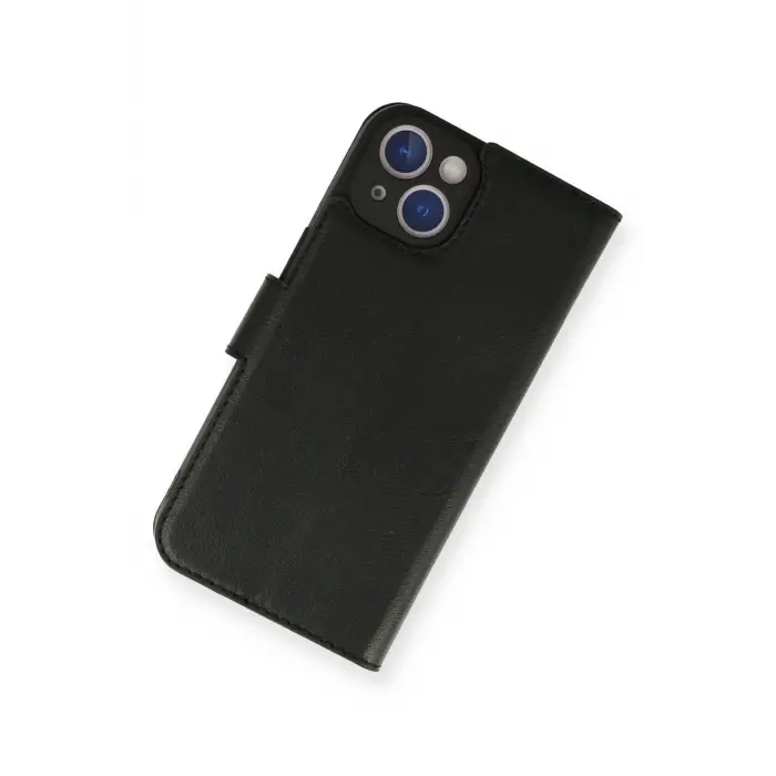 Lopard İphone 14 Kılıf Trend S Plus Kapaklı Kılıf - Siyah