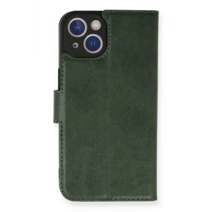 Lopard İphone 14 Kılıf Trend S Plus Kapaklı Kılıf - Yeşil