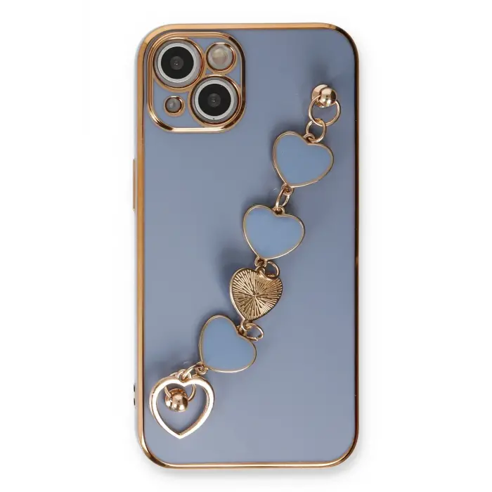 Lopard İphone 14 Plus Kılıf Esila Silikon - Gri