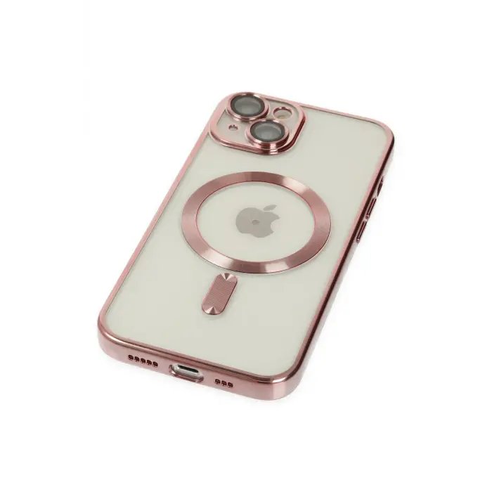 Lopard İphone 14 Plus Kılıf Kross Magneticsafe Kapak - Rose
