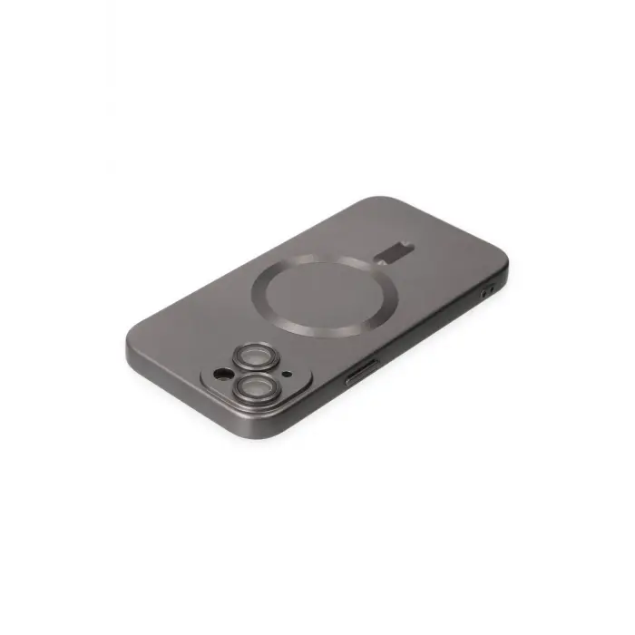 Lopard İphone 14 Plus Kılıf Moshi Lens Magneticsafe Silikon - Füme