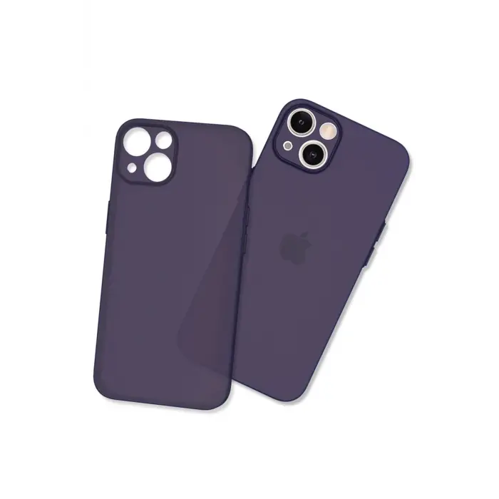 Lopard İphone 14 Plus Kılıf Puma Silikon - Koyu Mor