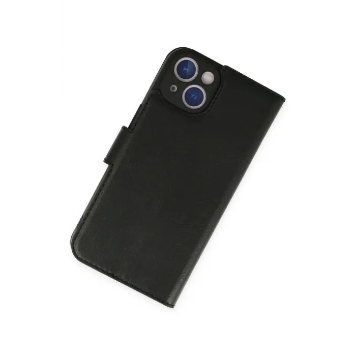 Lopard İphone 14 Plus Kılıf Trend S Plus Kapaklı Kılıf - Siyah