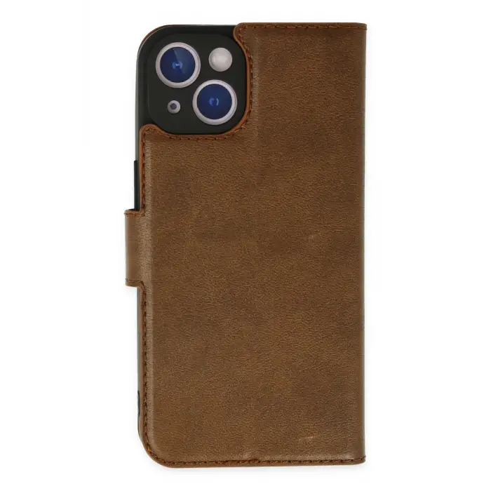 Lopard İphone 14 Plus Kılıf Trend S Plus Kapaklı Kılıf - Taba