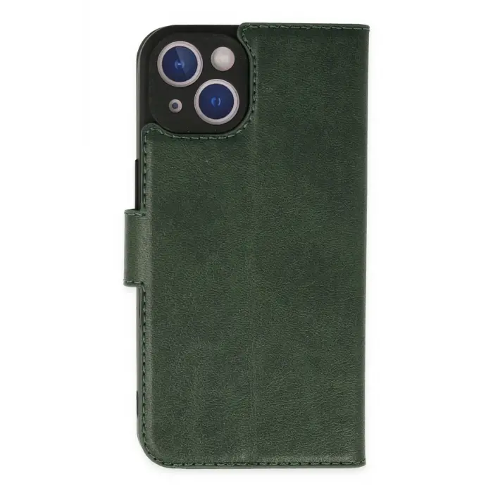 Lopard İphone 14 Plus Kılıf Trend S Plus Kapaklı Kılıf - Yeşil