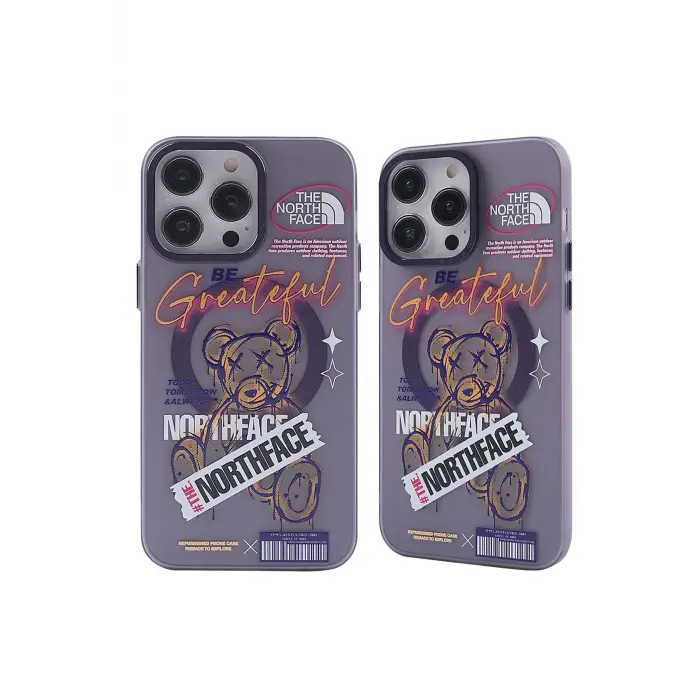 Lopard İphone 14 Pro Kılıf Apollo Magneticsafe Desenli Kapak - Apollo Mor - 2