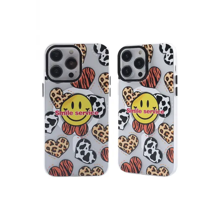 Lopard İphone 14 Pro Kılıf Apollo Magneticsafe Desenli Kapak - Apollo Şeffaf - 2