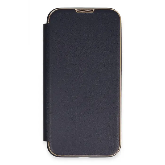 Lopard İphone 14 Pro Kılıf Dolpin Kapaklı - Lacivert