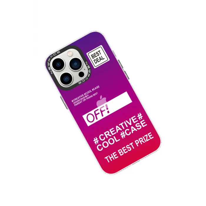 Lopard İphone 14 Pro Kılıf Estoril Desenli Kapak - Estoril - 9