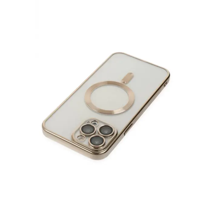 Lopard İphone 14 Pro Kılıf Kross Magneticsafe Kapak - Gold