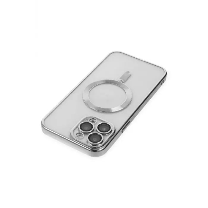 Lopard İphone 14 Pro Kılıf Kross Magneticsafe Kapak - Gümüş