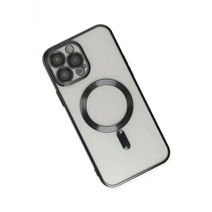 Lopard İphone 14 Pro Kılıf Kross Magneticsafe Kapak - Siyah