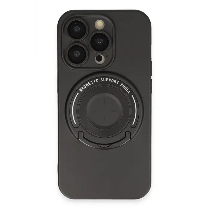 Lopard İphone 14 Pro Kılıf Lukka Magneticsafe Kapak - Siyah