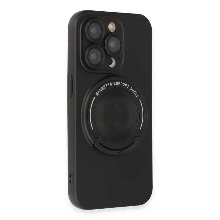 Lopard İphone 14 Pro Kılıf Lukka Magneticsafe Kapak - Siyah