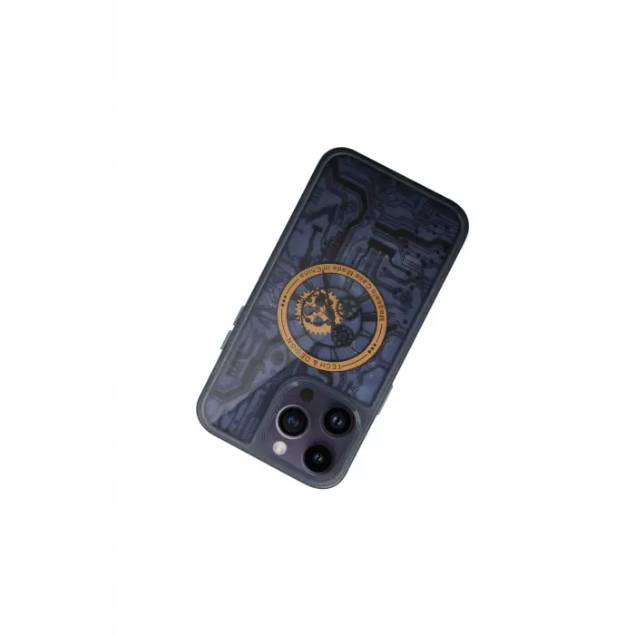 Lopard İphone 14 Pro Kılıf Magic Magneticsafe Silikon - Siyah