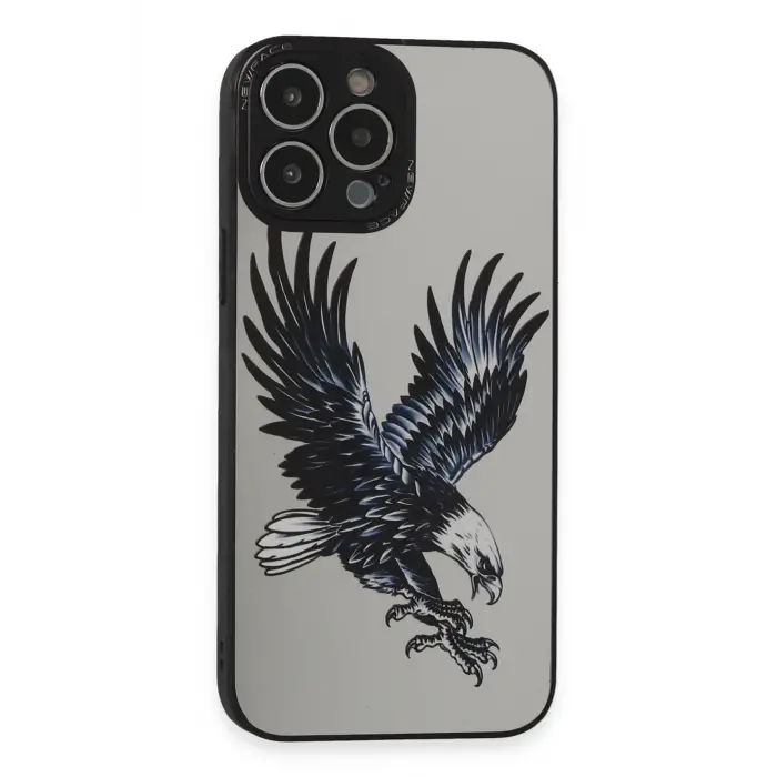 Lopard İphone 14 Pro Kılıf Mirror Desenli Kapak - Mirror - 1