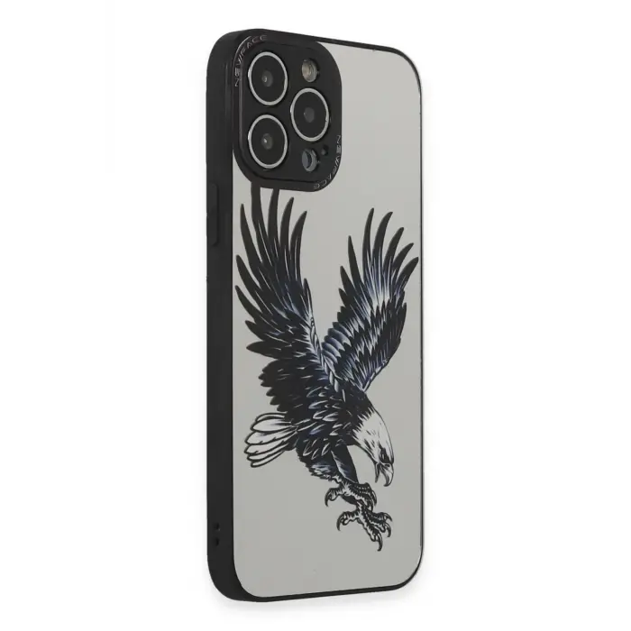 Lopard İphone 14 Pro Kılıf Mirror Desenli Kapak - Mirror - 1