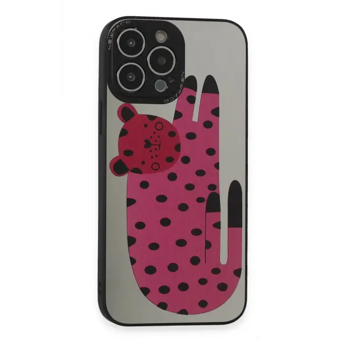Lopard İphone 14 Pro Kılıf Mirror Desenli Kapak - Mirror - 12