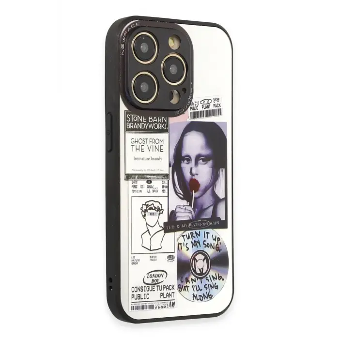 Lopard İphone 14 Pro Kılıf Mirror Desenli Kapak - Mirror - 2