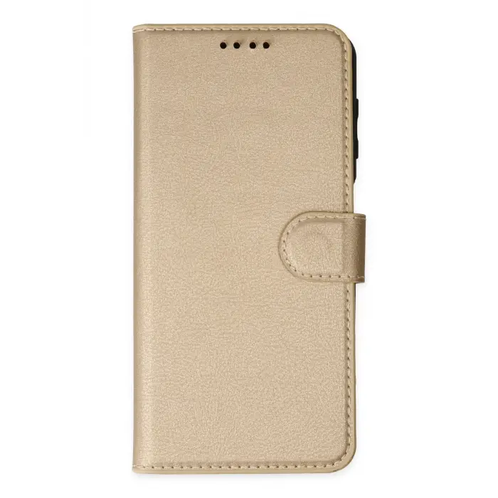 Lopard İphone 14 Pro Kılıf Trend S Plus Kapaklı Kılıf - Gold