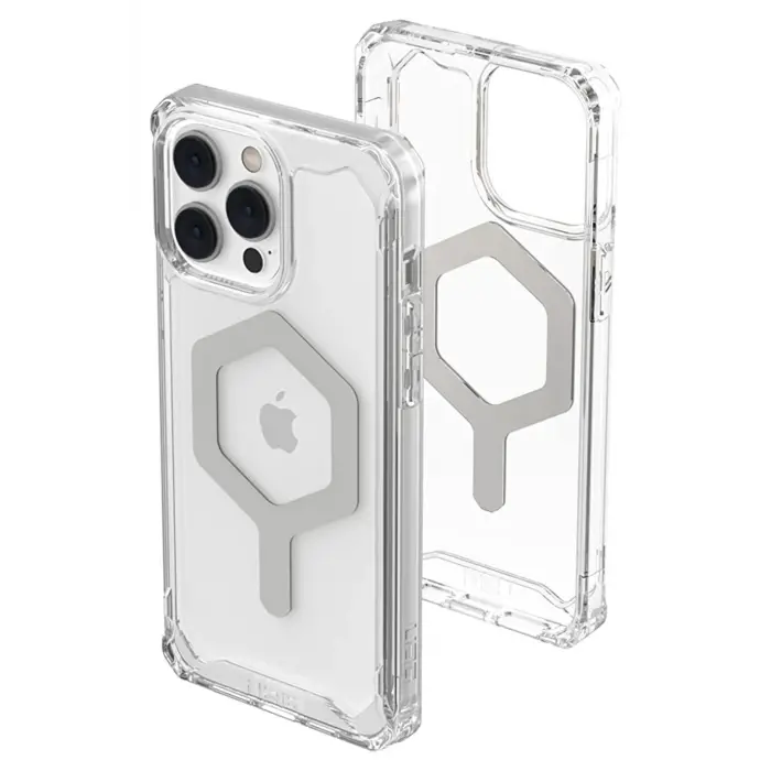 Lopard İphone 14 Pro Kılıf Uag Plyo Magneticsafe Silikon - Şeffaf
