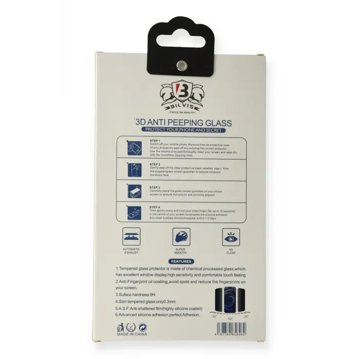 Lopard İphone 14 Pro Max Bilvis Hayalet Cam Ekran Koruyucu